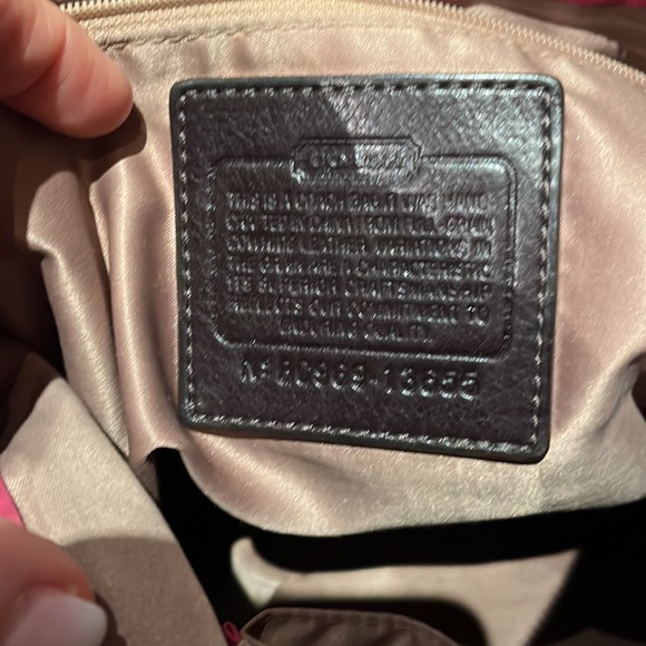 Coach all leather, black hobo bag - Picture 6 of 8